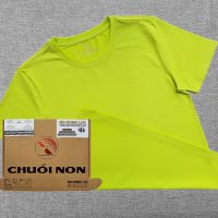 Áo thun cổ tròn ngắn tay cotton cao cấp xanh chuối