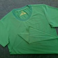 Áo thun cổ tròn ngắn tay supe unisex màu xanh đậu