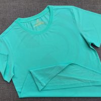 Áo thun cổ tròn ngắn tay supe unisex màu xanh ngọc