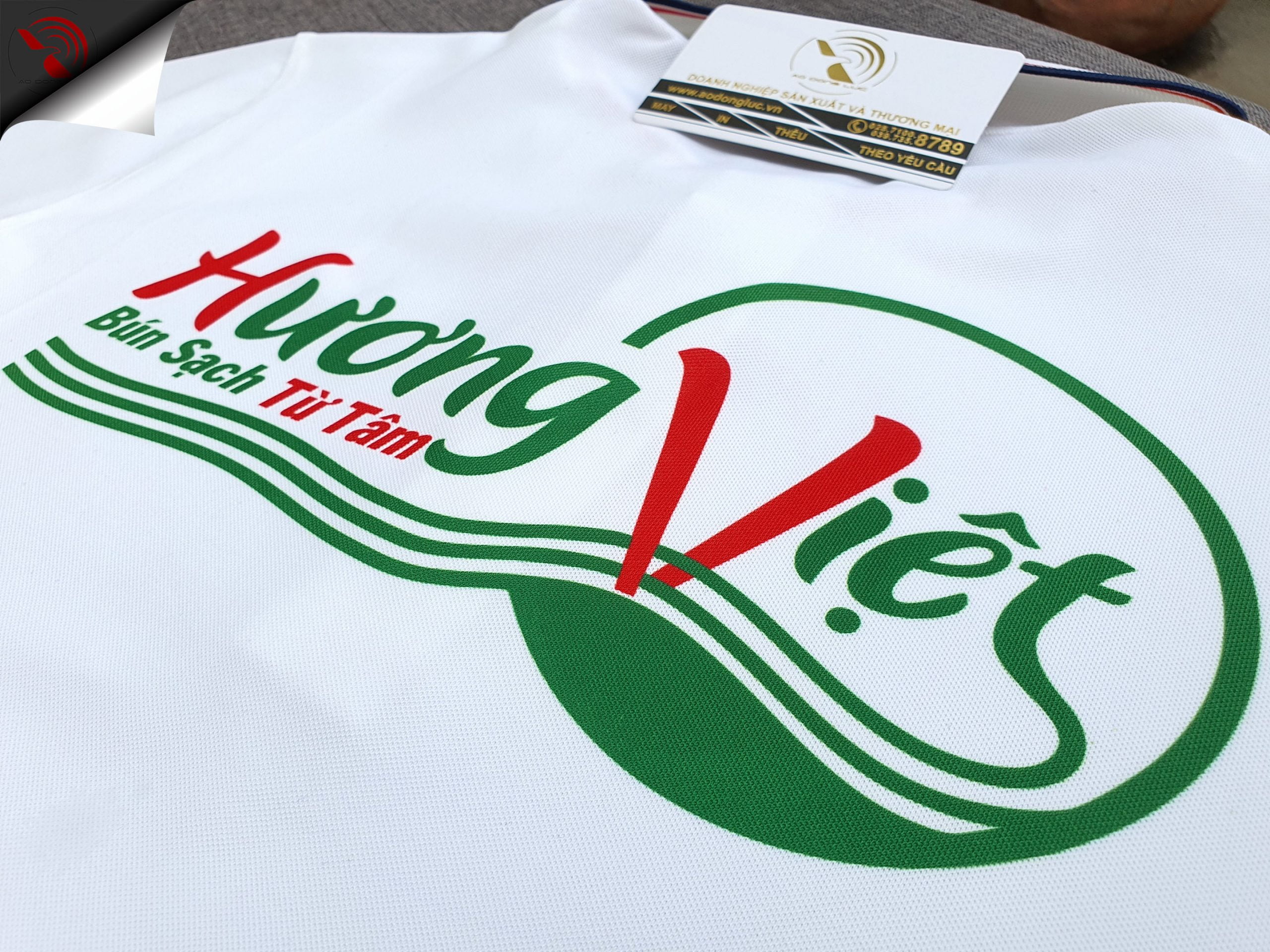 Hình in chuyển nhiệt áo thun đồng phục