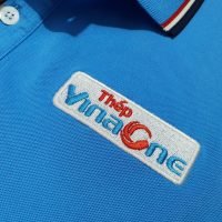 Thêu vi tính áo thun đồng phục theo yêu cầu