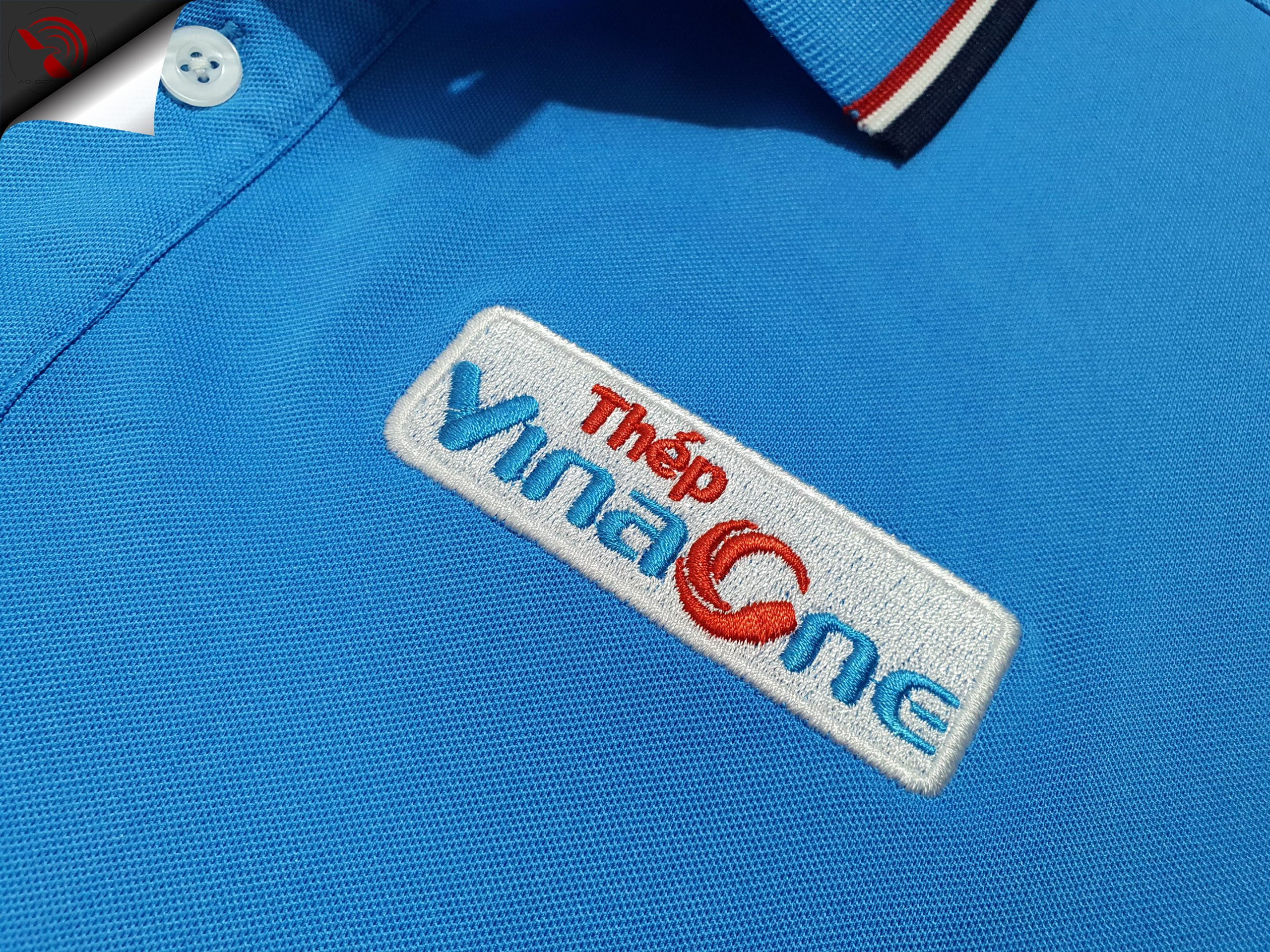 Thêu vi tính áo thun đồng phục theo yêu cầu