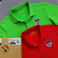 Đồng phục áo thun polo bo trơn in kỹ thuật số