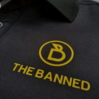 In kỹ thuật số logo cafe The Banned