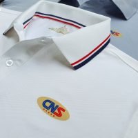 Đồng phục áo thun polo bo trơn in kỹ thuật số logo