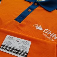 Đồng phục áo thun polo may phối vải thêu logo