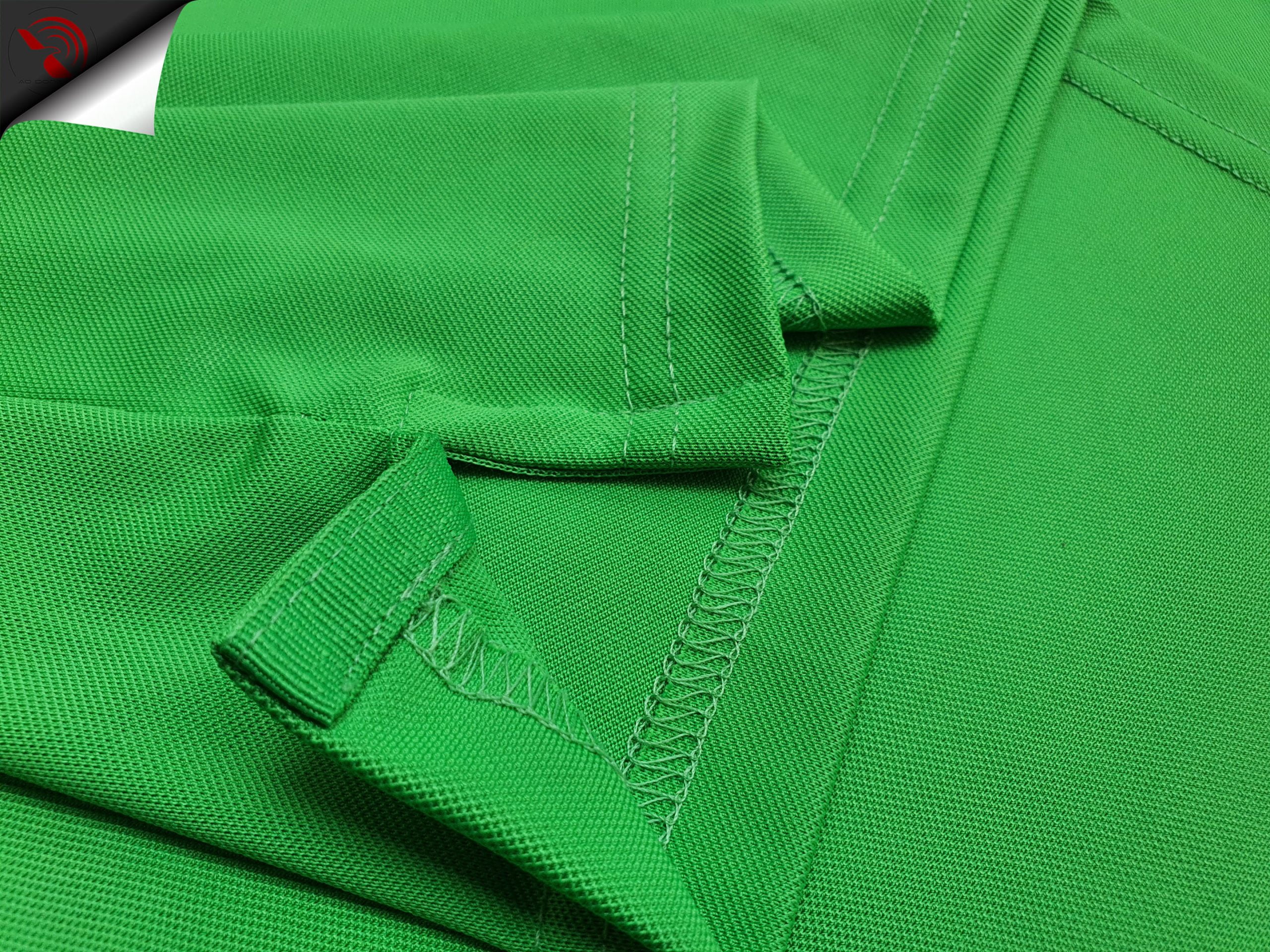 Hình chụp chi tiết áo thun đồng phục polo