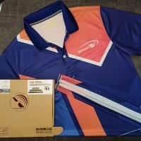 Đồng phục áo thun polo thể thao in chuyển nhiệt full galaxy