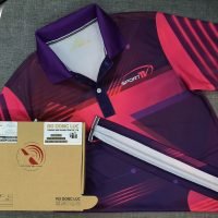Đồng phục áo thun polo thể thao in chuyển nhiệt full galaxy