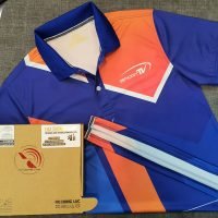Đồng phục áo thun polo thể thao in chuyển nhiệt full galaxy