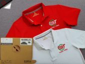Đồng phục áo thun polo bo trơn thêu logo