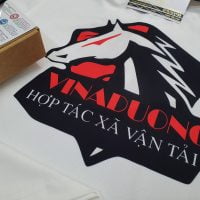 Hinh in chuyển nhiệt áo thun đồng phục theo yêu cầu