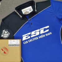 Đồng phục áo thun polo may phối vải in decal