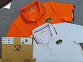 Đồng phục áo thun polo bo sọc thêu logo